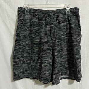 lululemon athletica Black and Gray Athletic Shorts